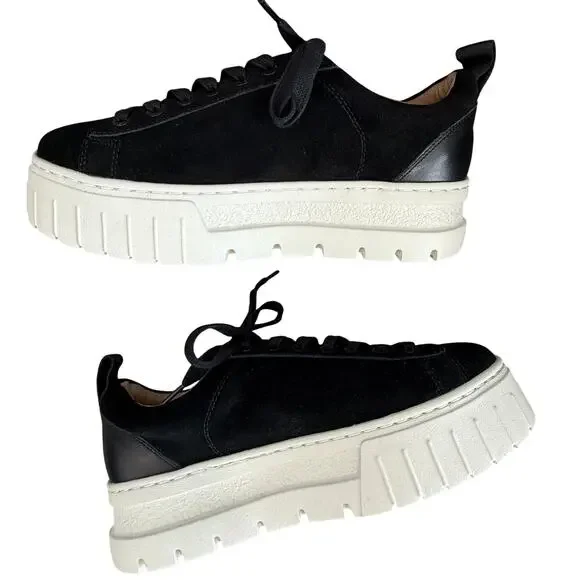 J/Slides Roger Black Suede Platform Sneaker Womens Size 8.5 NEW IN BOX - Picture 10 of 10